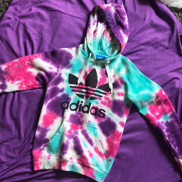 adidas tie dye hoodie